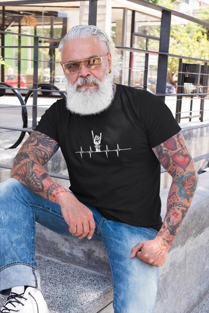 Heavy Metal Heartbeat T Shirt